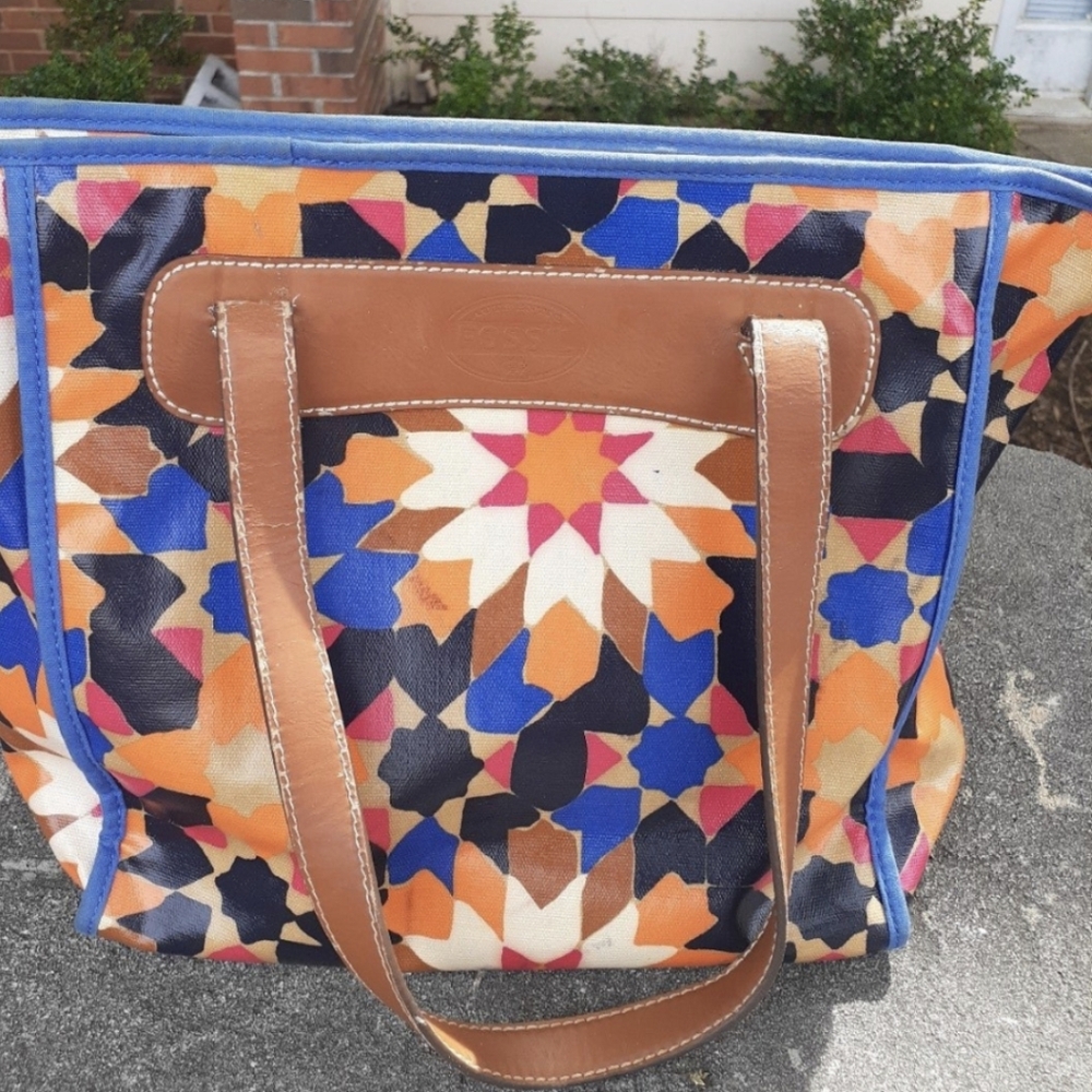 Fossil Tote Multicolored Large - image 1